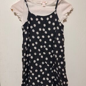 Cat & Jack Black Daisy Dress